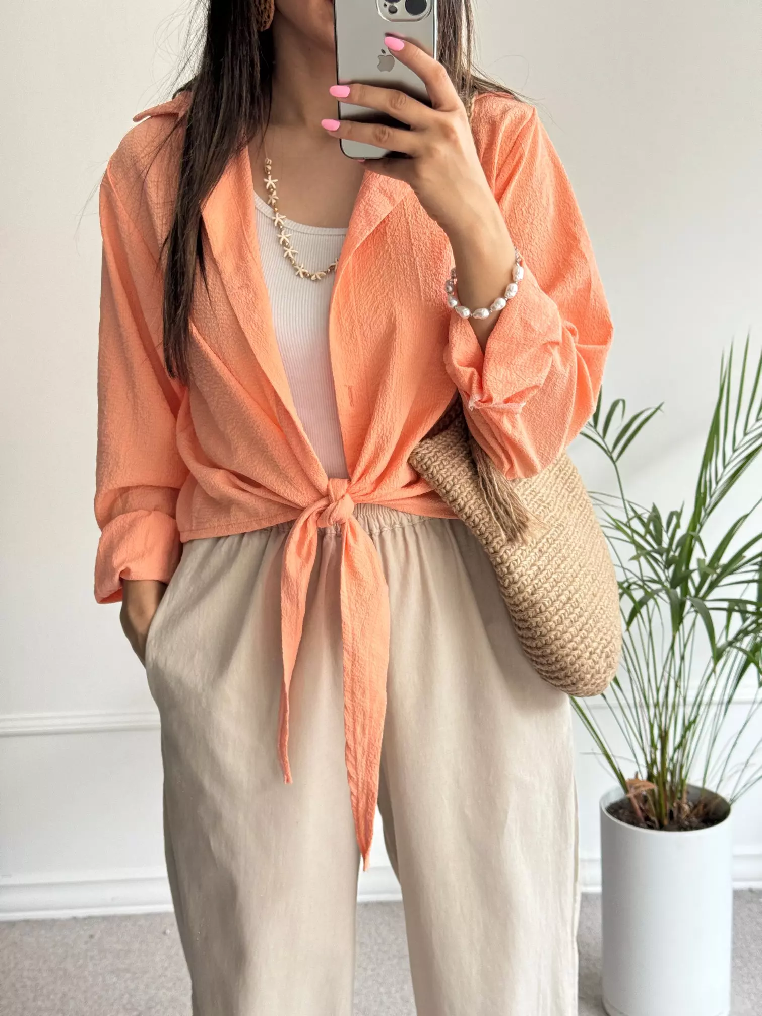 شومیز گره ای یاشیل